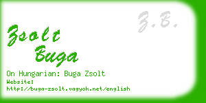 zsolt buga business card
